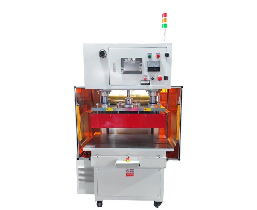 Sun visor welding machine